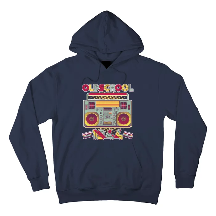 Oldschool Boombox 1944 80th Birthday Hoodie