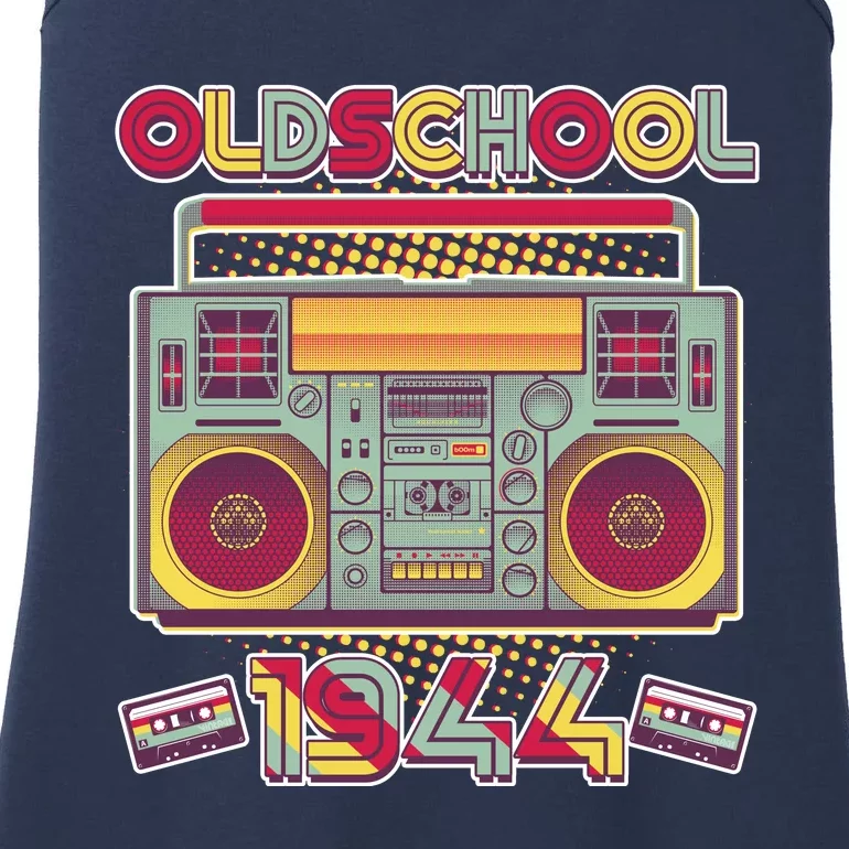 Oldschool Boombox 1944 80th Birthday Ladies Essential Tank