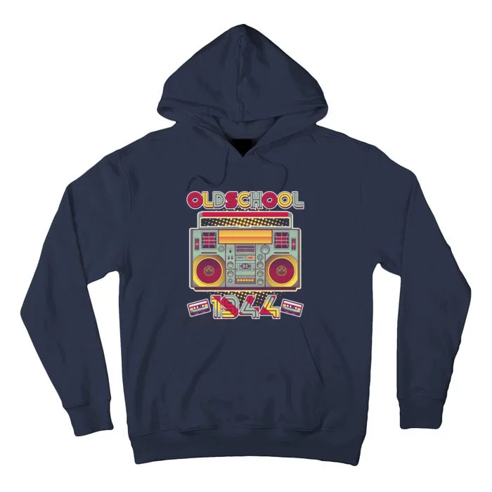 Oldschool Boombox 1944 80th Birthday Tall Hoodie