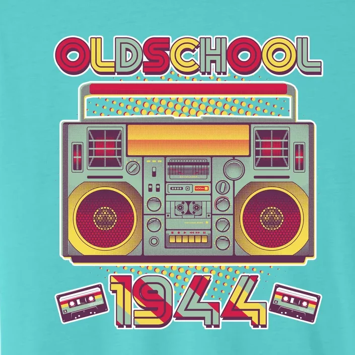 Oldschool Boombox 1944 80th Birthday ChromaSoft Performance T-Shirt