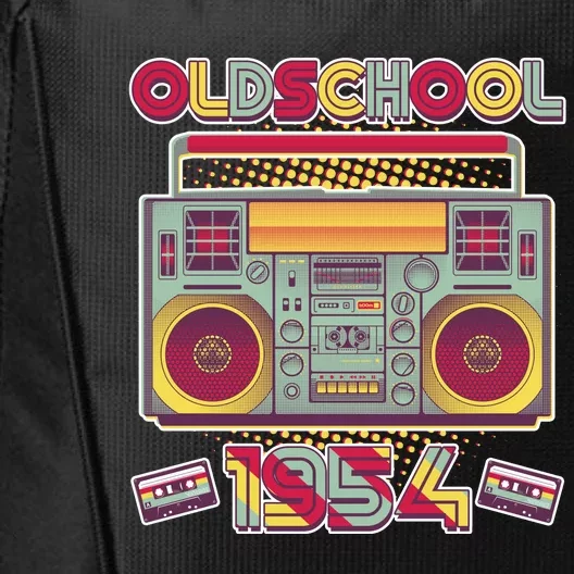 Oldschool Boombox 1954 70th Birthday City Backpack