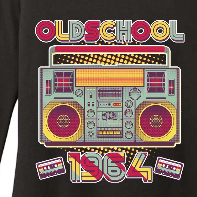 Oldschool Boombox 1964 60th Birthday Womens CVC Long Sleeve Shirt