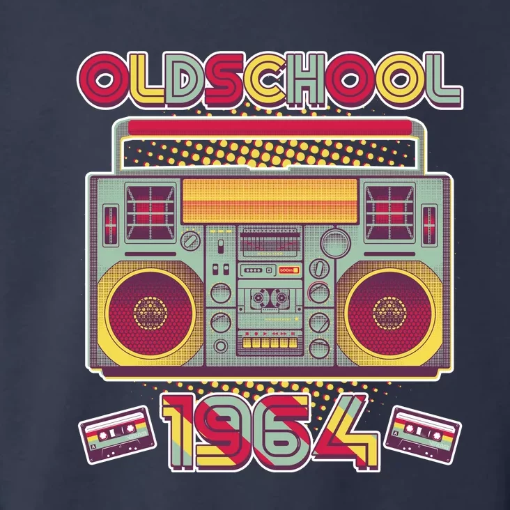 Oldschool Boombox 1964 60th Birthday Toddler Hoodie