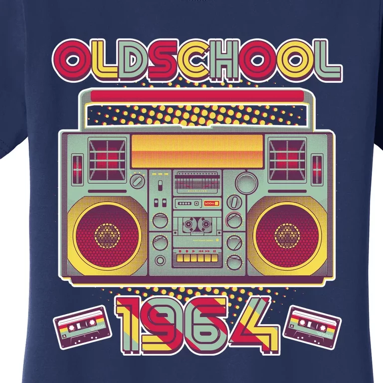 Oldschool Boombox 1964 60th Birthday Women's T-Shirt