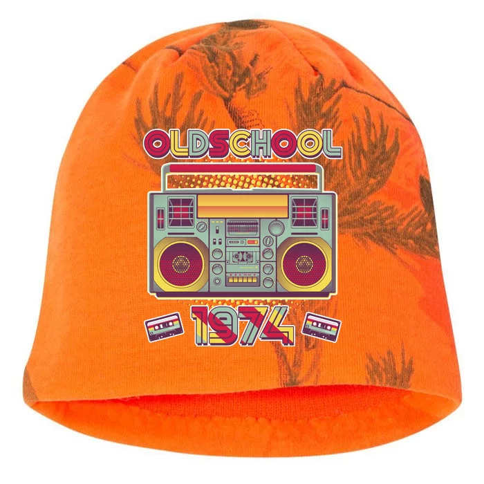 Oldschool Boombox 1974 50th Birthday Kati - Camo Knit Beanie