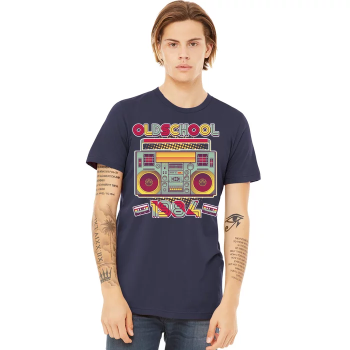 Oldschool Boombox 1984 40th Birthday Premium T-Shirt