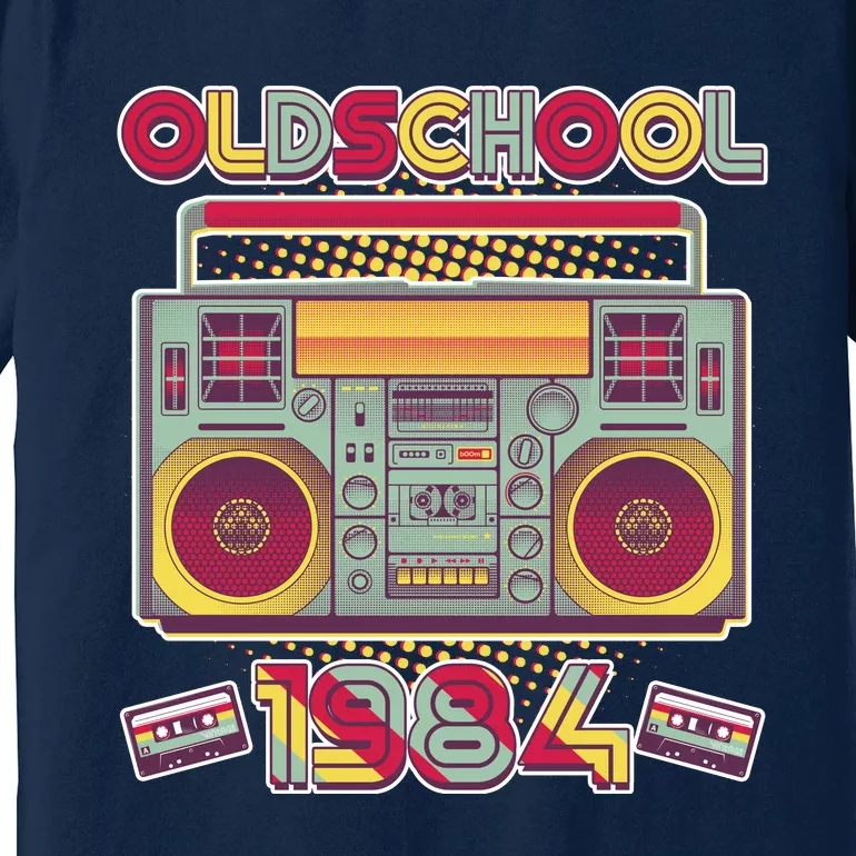 Oldschool Boombox 1984 40th Birthday Premium T-Shirt