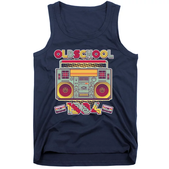 Oldschool Boombox 1984 40th Birthday Tank Top