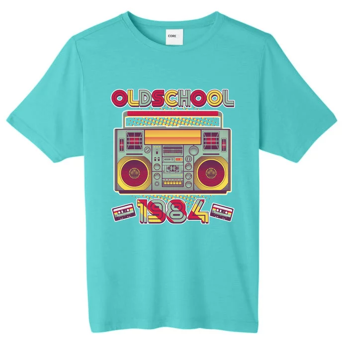 Oldschool Boombox 1984 40th Birthday ChromaSoft Performance T-Shirt