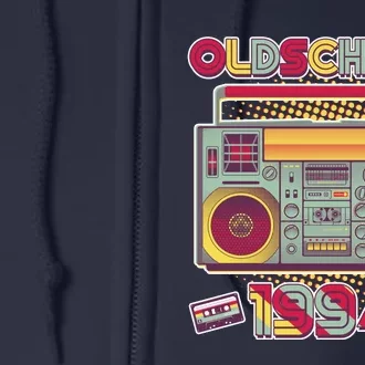 Oldschool Boombox 1994 30th Birthday Full Zip Hoodie