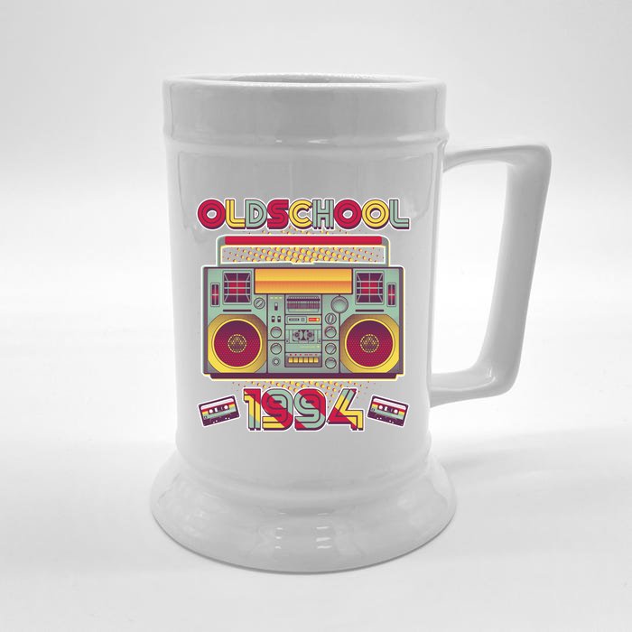 Oldschool Boombox 1994 30th Birthday Front & Back Beer Stein