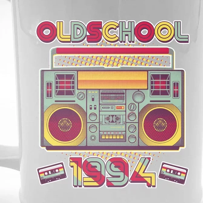 Oldschool Boombox 1994 30th Birthday Front & Back Beer Stein