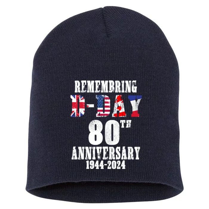 Omaha Beach 1944 Dday 2024 80th Anniversary Normandy Short Acrylic Beanie