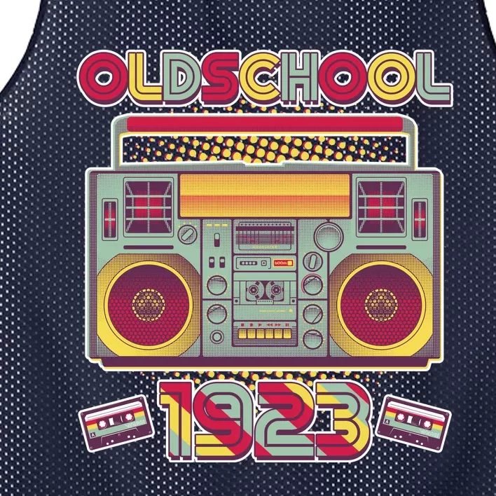 Oldschool Boombox 1923 100th Birthday Mesh Reversible Basketball Jersey Tank