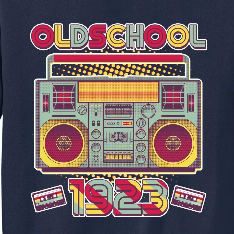 Oldschool Boombox 1923 100th Birthday Tall Sweatshirt