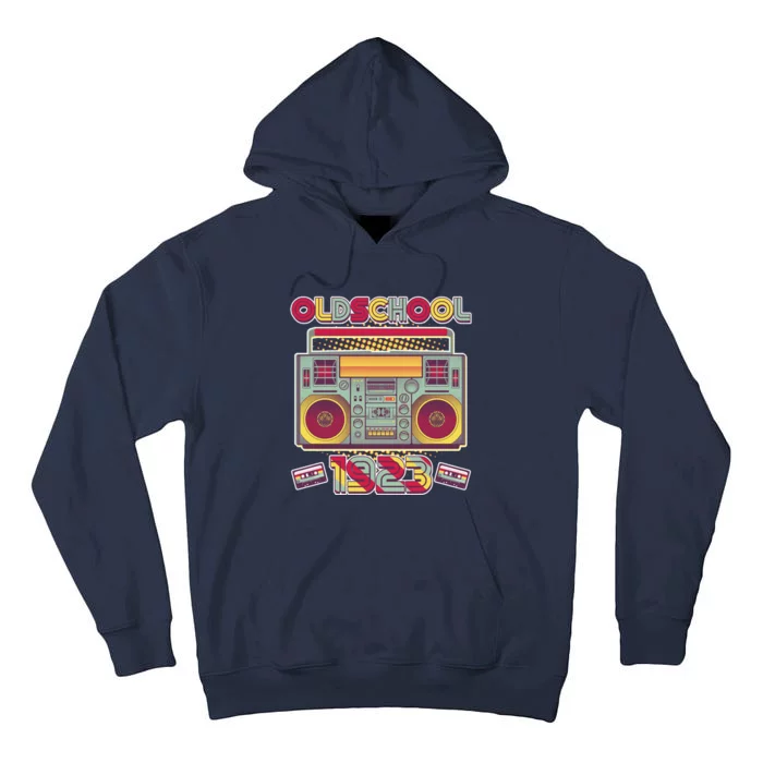 Oldschool Boombox 1923 100th Birthday Tall Hoodie