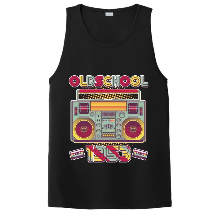 Oldschool Boombox 1953 70th Birthday Performance Tank