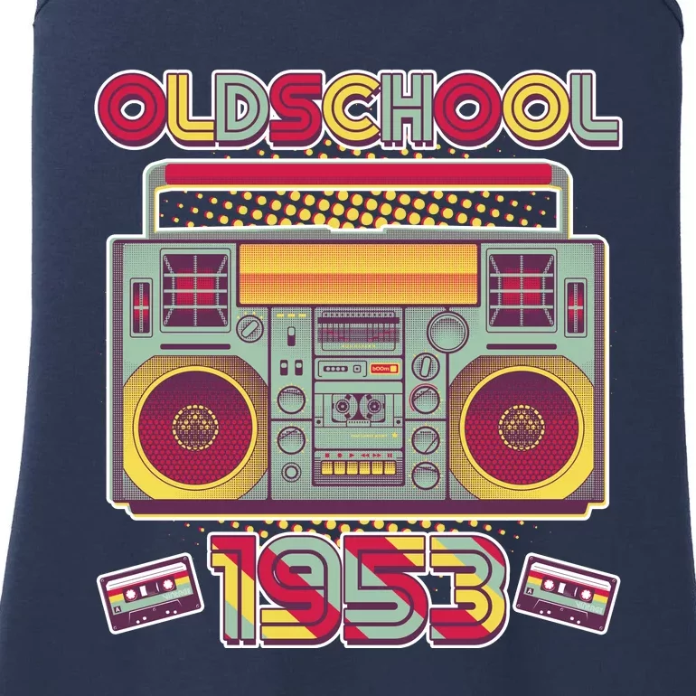 Oldschool Boombox 1953 70th Birthday Ladies Essential Tank