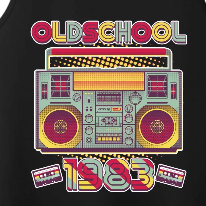 Oldschool Boombox 1983 40th Birthday Performance Tank