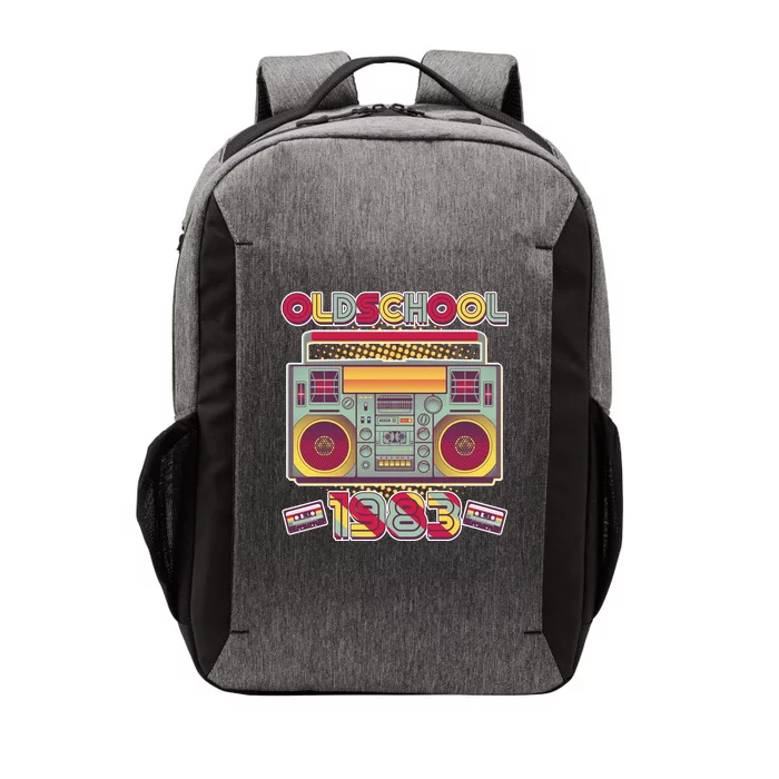 Oldschool Boombox 1983 40th Birthday Vector Backpack