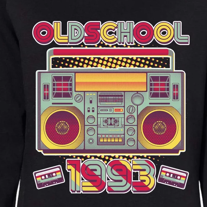 Oldschool Boombox 1993 30th Birthday Womens California Wash Sweatshirt