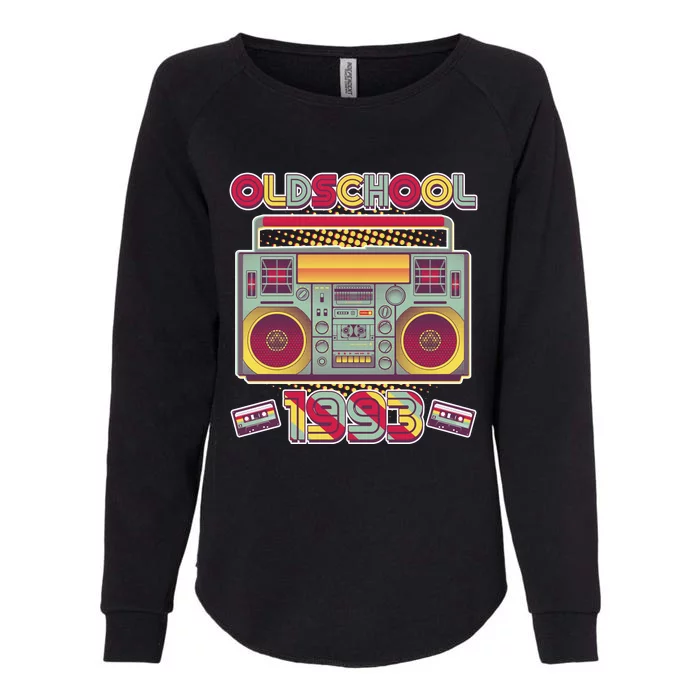 Oldschool Boombox 1993 30th Birthday Womens California Wash Sweatshirt