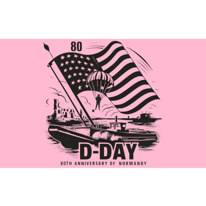 Omaha Beach 1944 Dday 2024 80th Anniversary Normandy Bumper Sticker