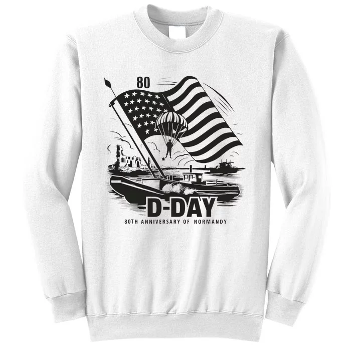 Omaha Beach 1944 Dday 2024 80th Anniversary Normandy Sweatshirt