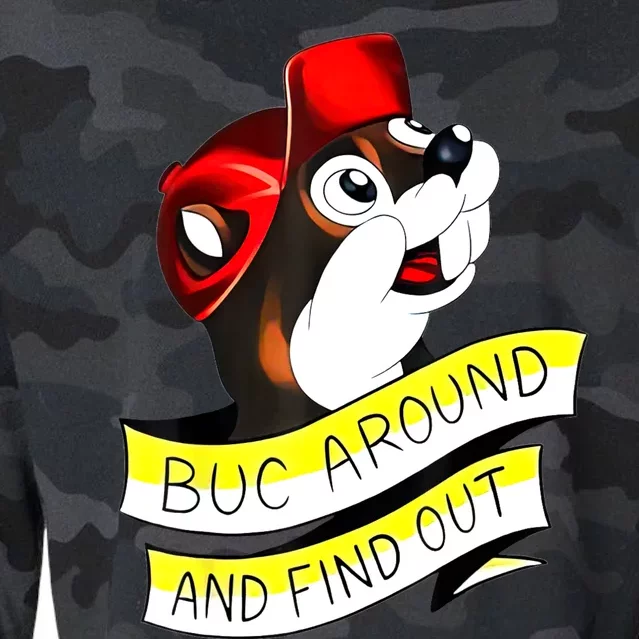 Otter Buc Around And Find Out Cropped Pullover Crew