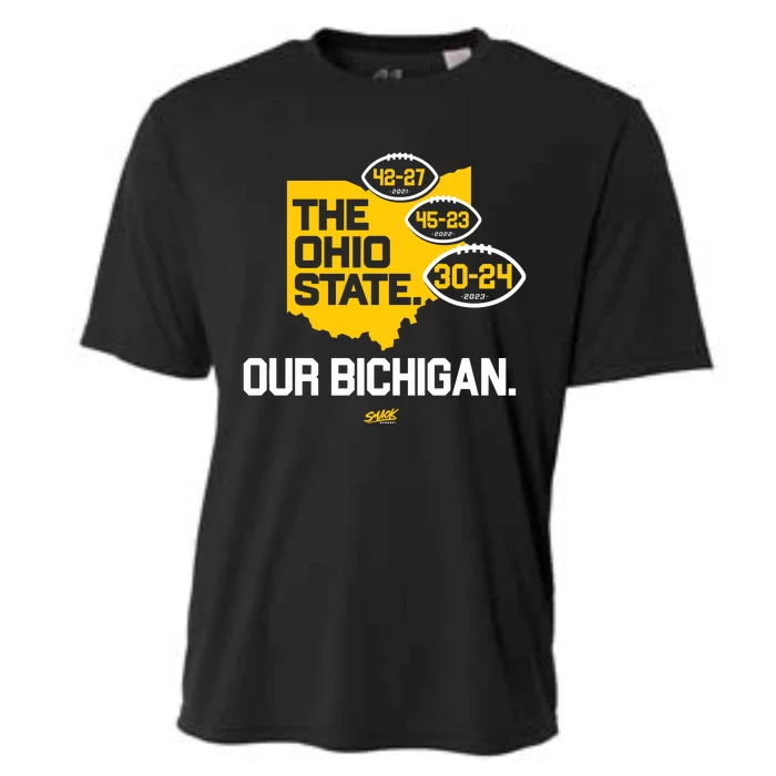 Our Bichigan Antiosu Score For Michigan College Cooling Performance Crew T-Shirt