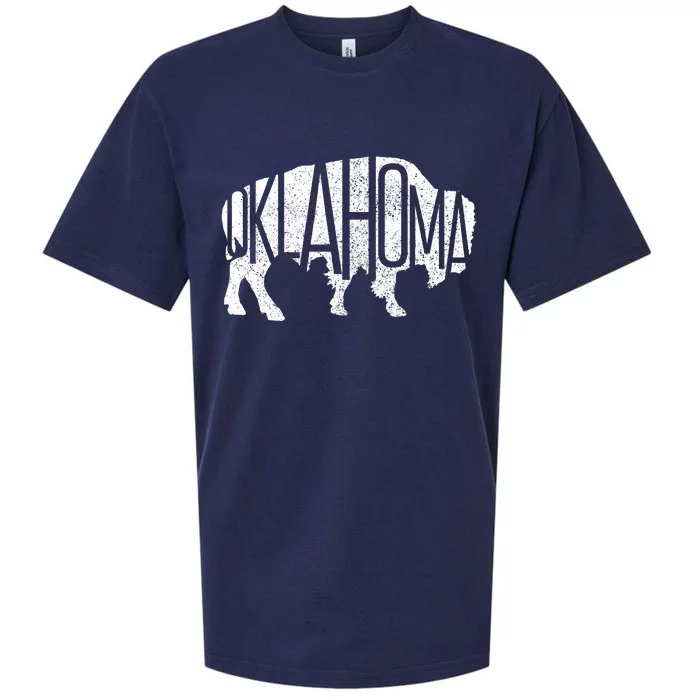 Oklahoma Bison American Buffalo National Park Souvenir Sueded Cloud Jersey T-Shirt