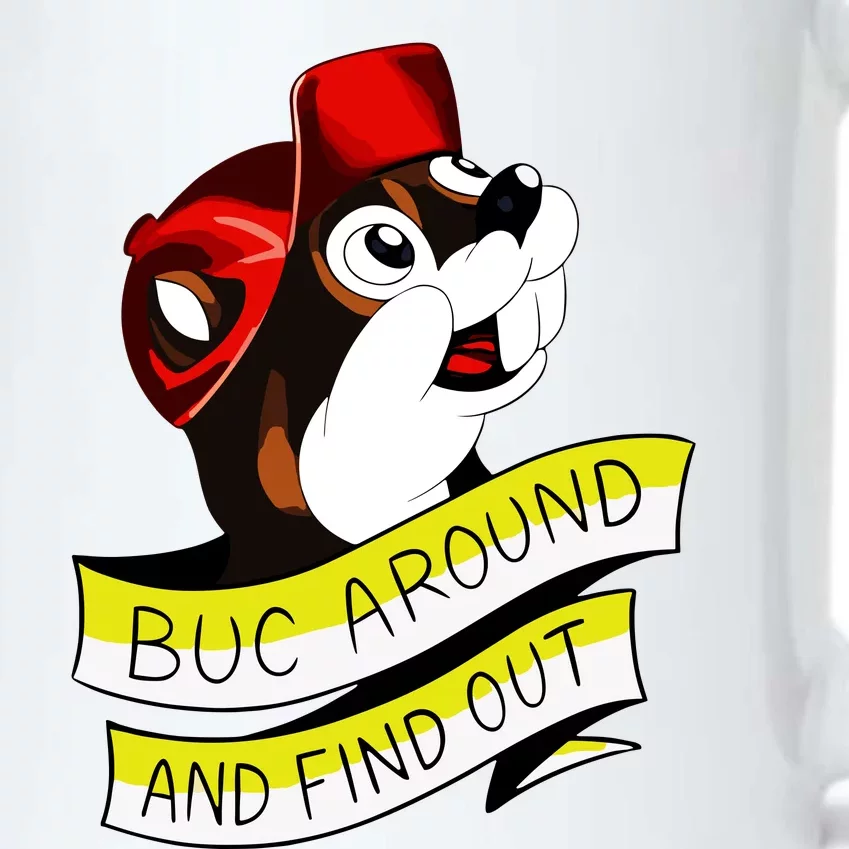 Otter Buc Around And Find Out Black Color Changing Mug