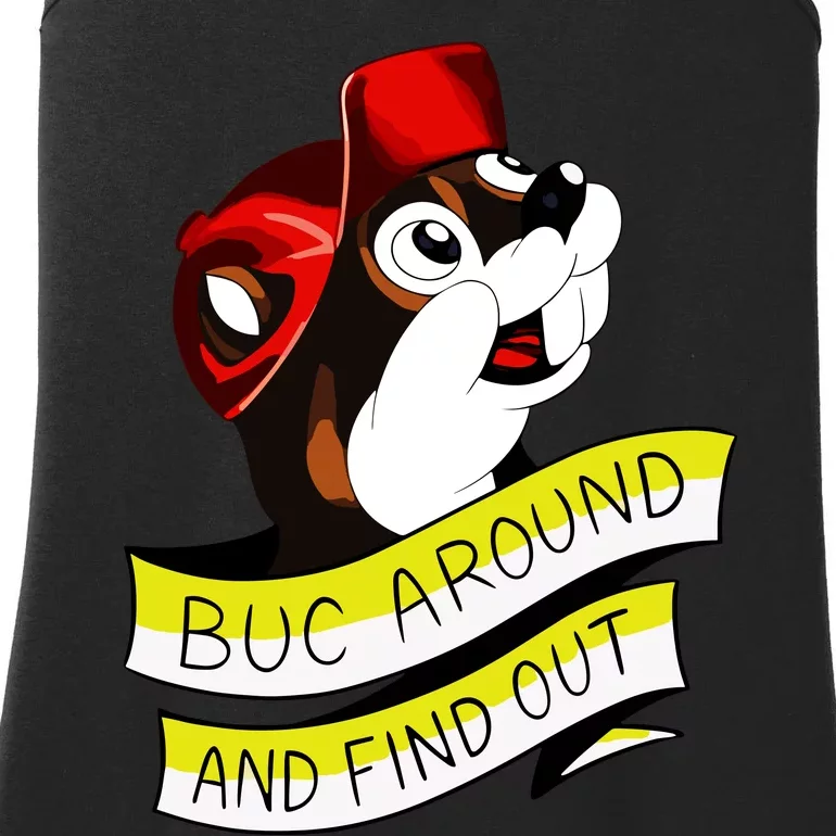 Otter Buc Around And Find Out Ladies Essential Tank