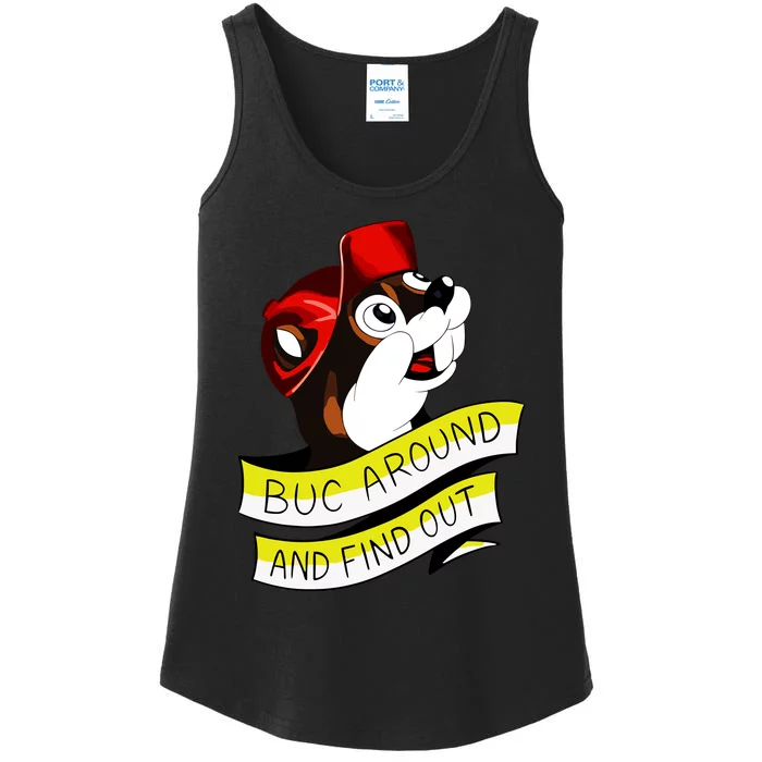 Otter Buc Around And Find Out Ladies Essential Tank