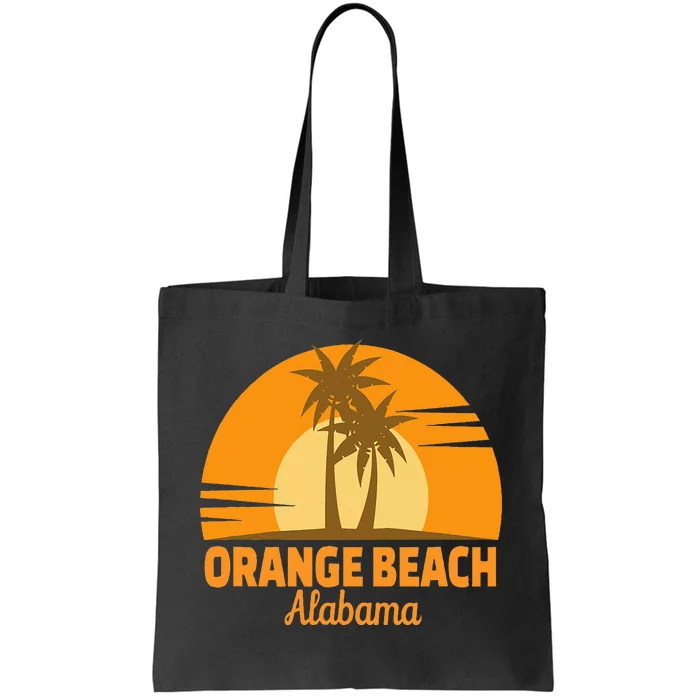 Orange Beach Alabama Retro Beach Vacation Tote Bag