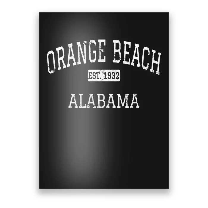 Orange Beach Alabama AL Vintage Poster