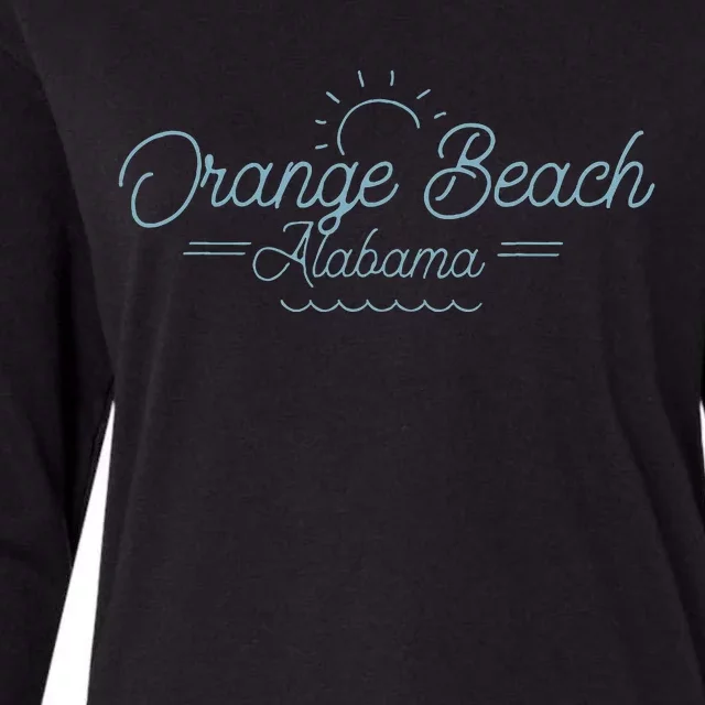 Orange Beach Alabama Sunshine At The Gulf Vacations Womens Cotton Relaxed Long Sleeve T-Shirt