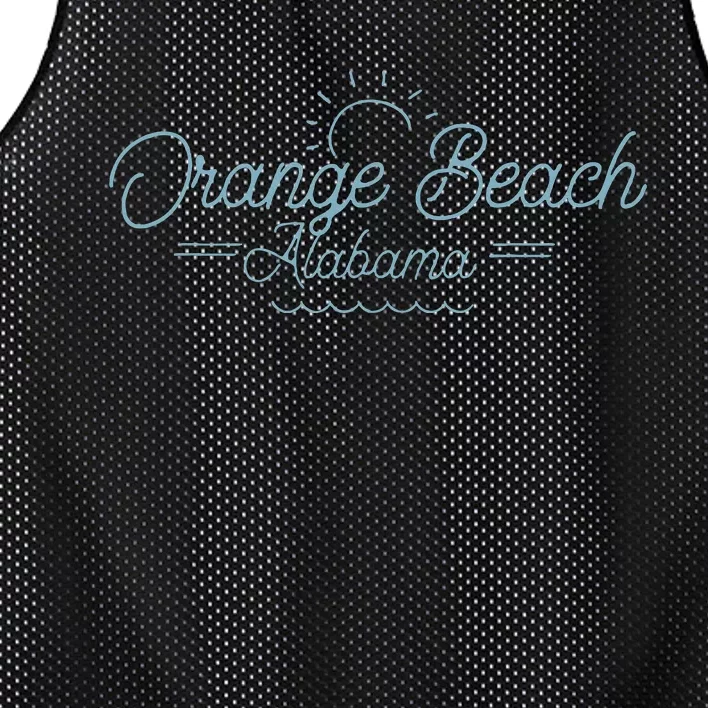 Orange Beach Alabama Sunshine At The Gulf Vacations Mesh Reversible Basketball Jersey Tank