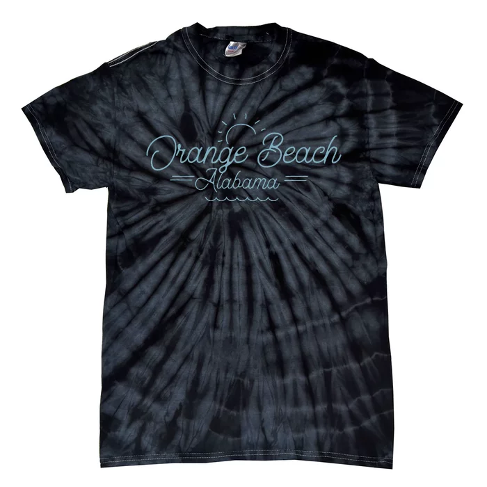 Orange Beach Alabama Sunshine At The Gulf Vacations Tie-Dye T-Shirt