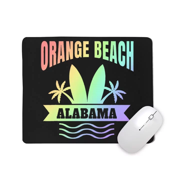 Orange Beach Alabama Vacation Souvenir Mousepad