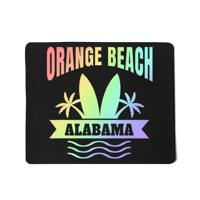 Orange Beach Alabama Vacation Souvenir Mousepad