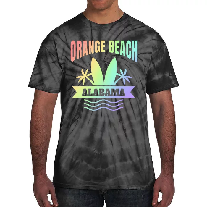 Orange Beach Alabama Vacation Souvenir Tie-Dye T-Shirt