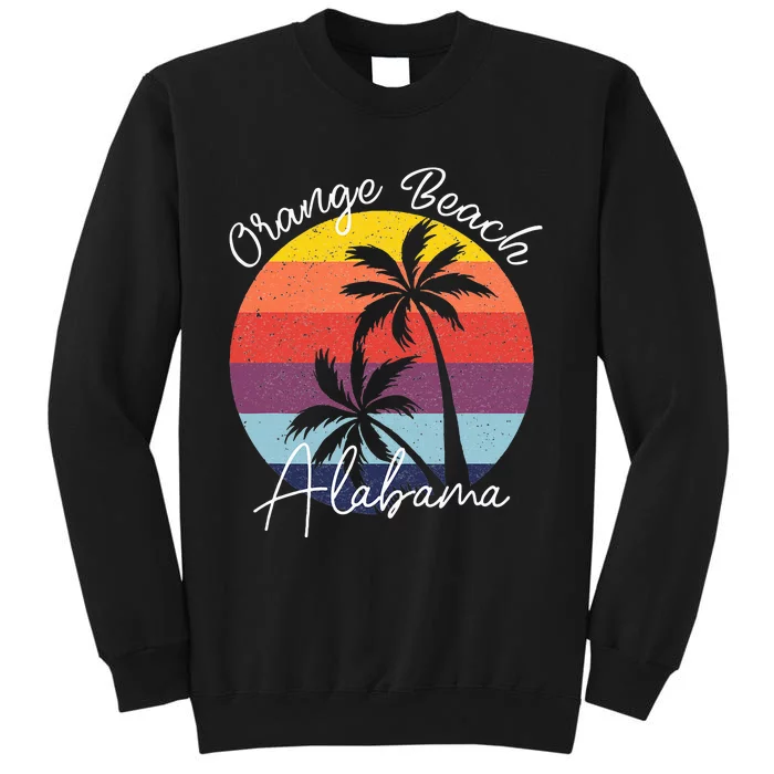 Orange Beach Alabama Vintage 80S Beach Island Surfer Gift Tall Sweatshirt