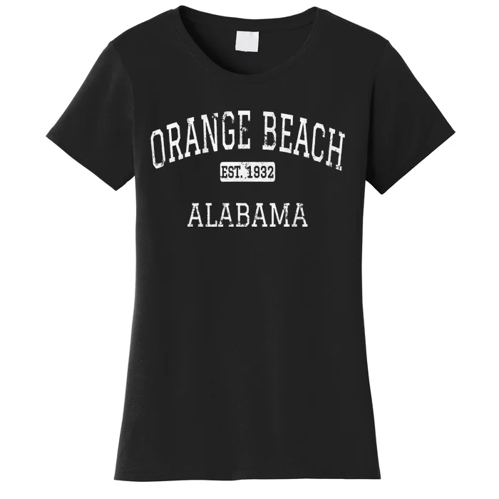 Orange Beach Alabama Al Vintage Women's T-Shirt