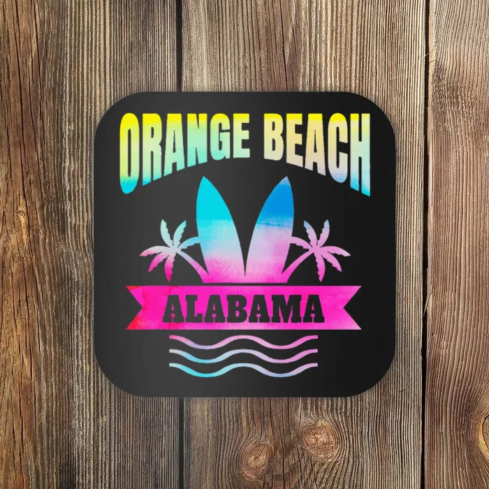 Orange Beach Alabama Beach Vacation Souvenir Coaster