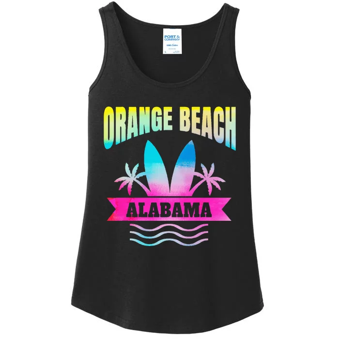 Orange Beach Alabama Beach Vacation Souvenir Ladies Essential Tank