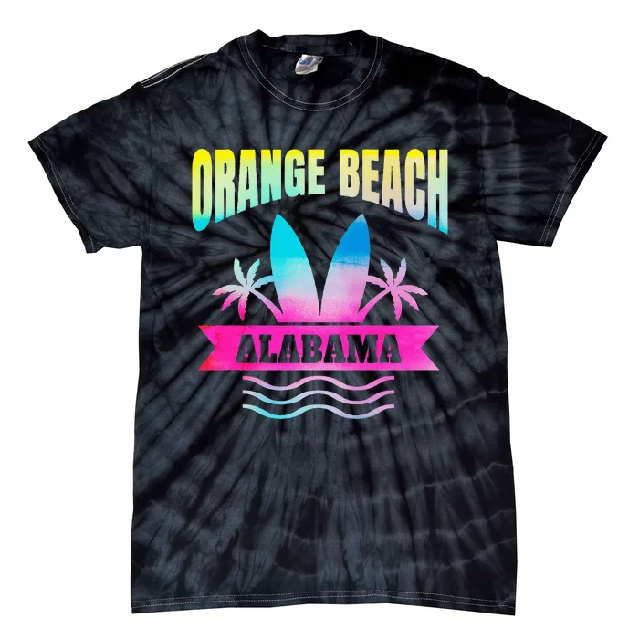 Orange Beach Alabama Beach Vacation Souvenir Tie-Dye T-Shirt