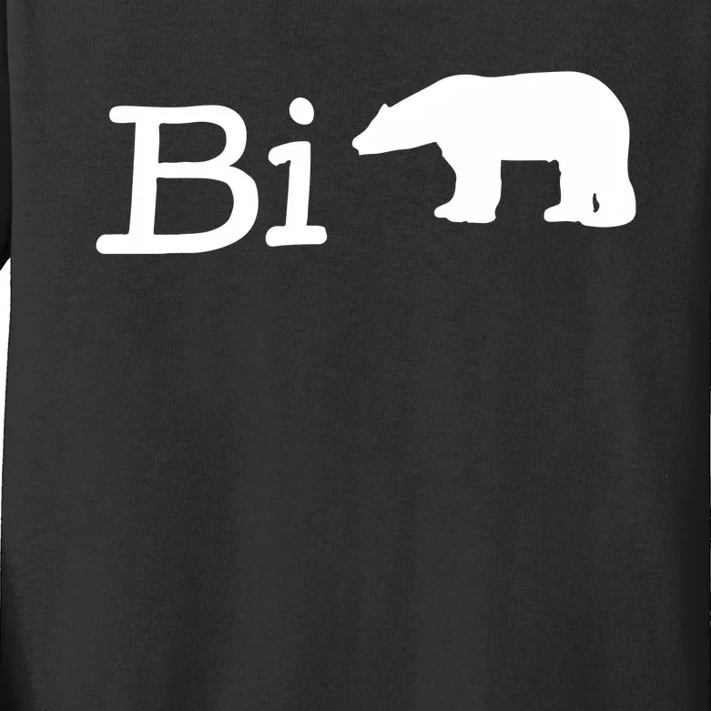 Official Bi Bear Kids Long Sleeve Shirt