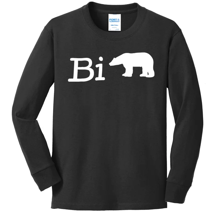 Official Bi Bear Kids Long Sleeve Shirt