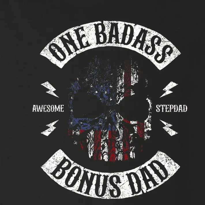 One Badass Bonus Stepdad Birthday Step Dad Fathers Day Gift Toddler Long Sleeve Shirt